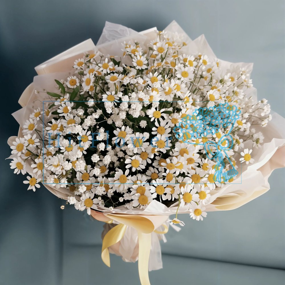 Букет цветов из: Гипсофила